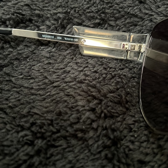 McQ Alexander McQueen MQ0001S-004 Clear Cateye Sunglasses - Picture 3 of 6